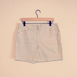 IZOD Black & White Print Golf Shorts Women's Size 8